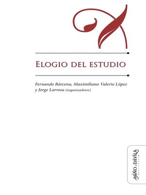 cover image of Elogio del estudio